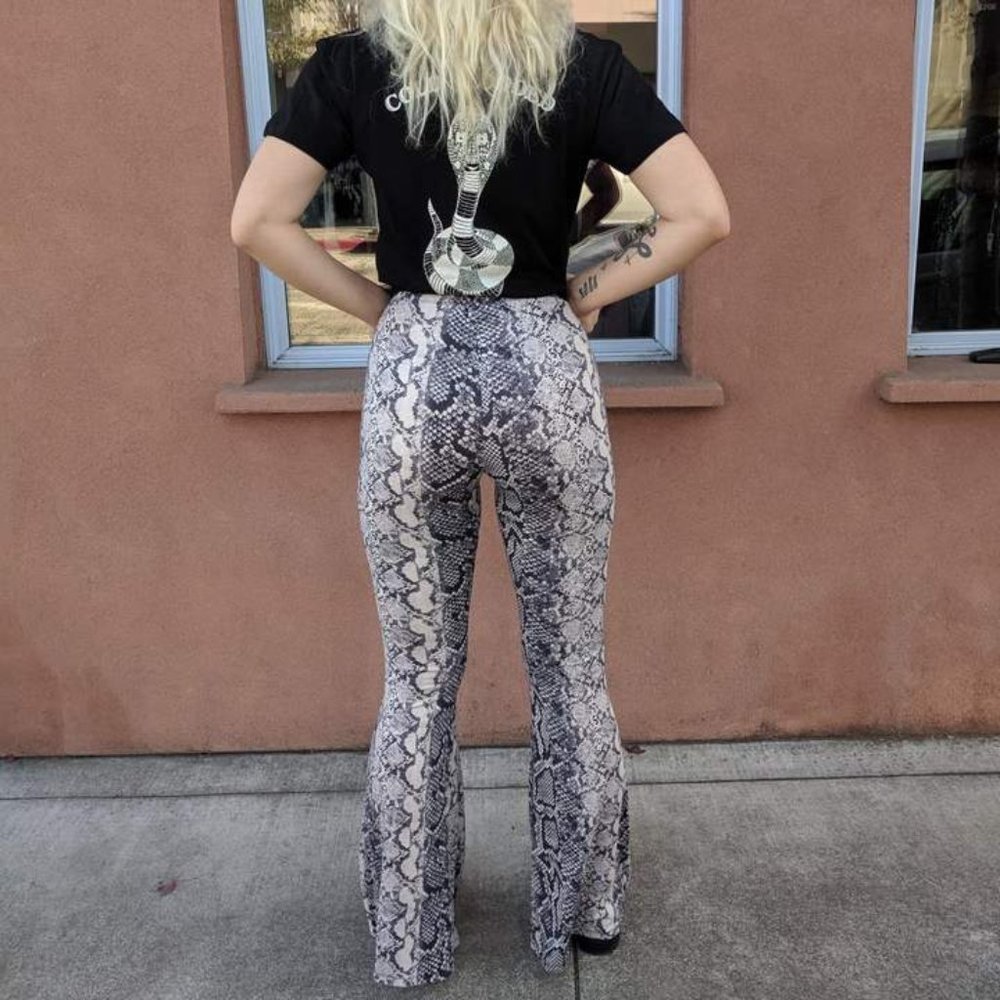 Snake Bell Bottoms - Serpent Dolls Kill